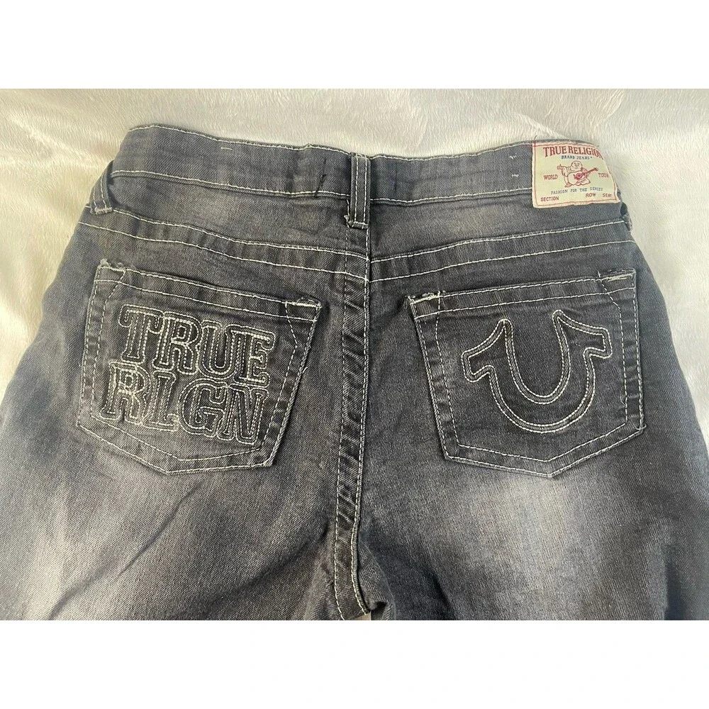 True Religion Geno Relaxed Slim Black Fade/Dark Gray Jeans